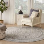 Nourison vloerkleed Lynx LNX01 IVGBL IVORY GREY BLUE 8xRND 099446082190 interior 3