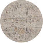 Nourison vloerkleed Lynx LNX02 IVTAU IVORY TAUPE 8xRND 099446083258