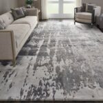 Nourison vloerkleed Prismatic PRS12 SILGY 9x12 099446141620 interior 1