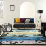 Nourison vloerkleed Prismatic PRS23 BKMTC BLACK MULTICOLOR 8X10 099446862488 interior 3