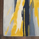 Nourison vloerkleed Prismatic PRS24 GRYGD GREY GOLD 8X10 099446889522 CR