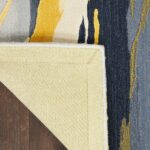 Nourison vloerkleed Prismatic PRS24 GRYGD GREY GOLD 8X10 099446889522 CRB