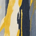 Nourison vloerkleed Prismatic PRS24 GRYGD GREY GOLD 8X10 099446889522 swatch