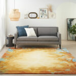Nourison vloerkleed Prismatic PRS29 GLDMT GOLD MULTICOLOR 8x10 099446891914 interior 3