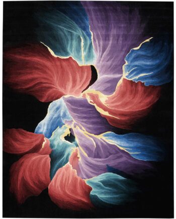 Nourison vloerkleed Prismatic PRS34 BLACK 8X10 099446160546