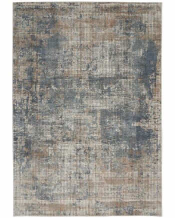 Nourison vloerkleed Quarry QUA02 BLBGE BLUE BEIGE 5x7 099446746207