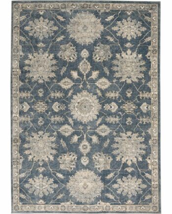Nourison vloerkleed Quarry QUA06 BLBGE BLUE BEIGE 5x7 099446746290