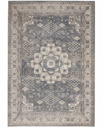 Nourison vloerkleed Quarry QUA07 GRYIV GREY IVORY 5x7 099446746306
