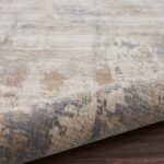 Nourison vloerkleed Rustic Textures RUS06 BGEGY BEIGE GREY 8XRND 099446835956 TX01