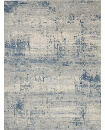 Nourison vloerkleed Rustic Textures RUS10 IVBLU IVORY BLUE 8x11 099446496508