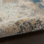 Nourison vloerkleed Rustic Textures RUS13 GRYBL GREY BLUE 5X7 099446799197 TX01