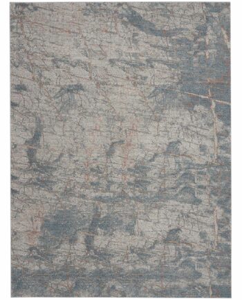 Nourison vloerkleed Rustic Textures RUS15 LGYBL LIGHT GREY BLUE 8x11 099446799494