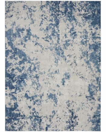 Nourison vloerkleed Rustic Textures RUS16 GRYBL GREY BLUE 8x11 099446799586