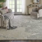 Nourison vloerkleed Silk Shadows SHA17 SAND 10x14 099446451064 interior 1
