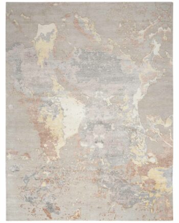 Nourison vloerkleed Silk Shadows SHA20 SILVR SILVER 8X10 099446020567