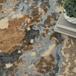 Nourison vloerkleed Silk Shadows SHA23 BGEBL BEIGE BLUE 8x10 099446929365 interior 2