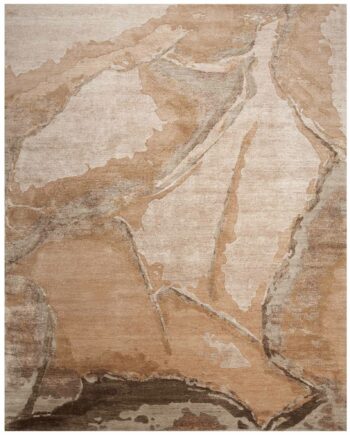 Nourison vloerkleed Silk Shadows SHA24 BGSIL BEIGE SILVER 8x10 099446929396