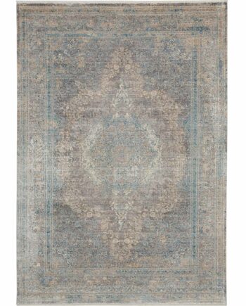 Nourison vloerkleed Starry Nights STN06 CRMBL CREAM BLUE 5x7 099446745583