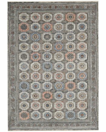 Nourison vloerkleed Starry Nights STN09 GRYNV GREY NAVY 5x7 099446797230