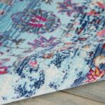 Nourison vloerkleed Vintage Kashan VKA02 BLUE 5x7 099446455345 TX01