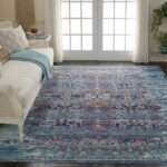 Nourison vloerkleed Vintage Kashan VKA02 BLUE 8x10 099446455352 interior 1 C