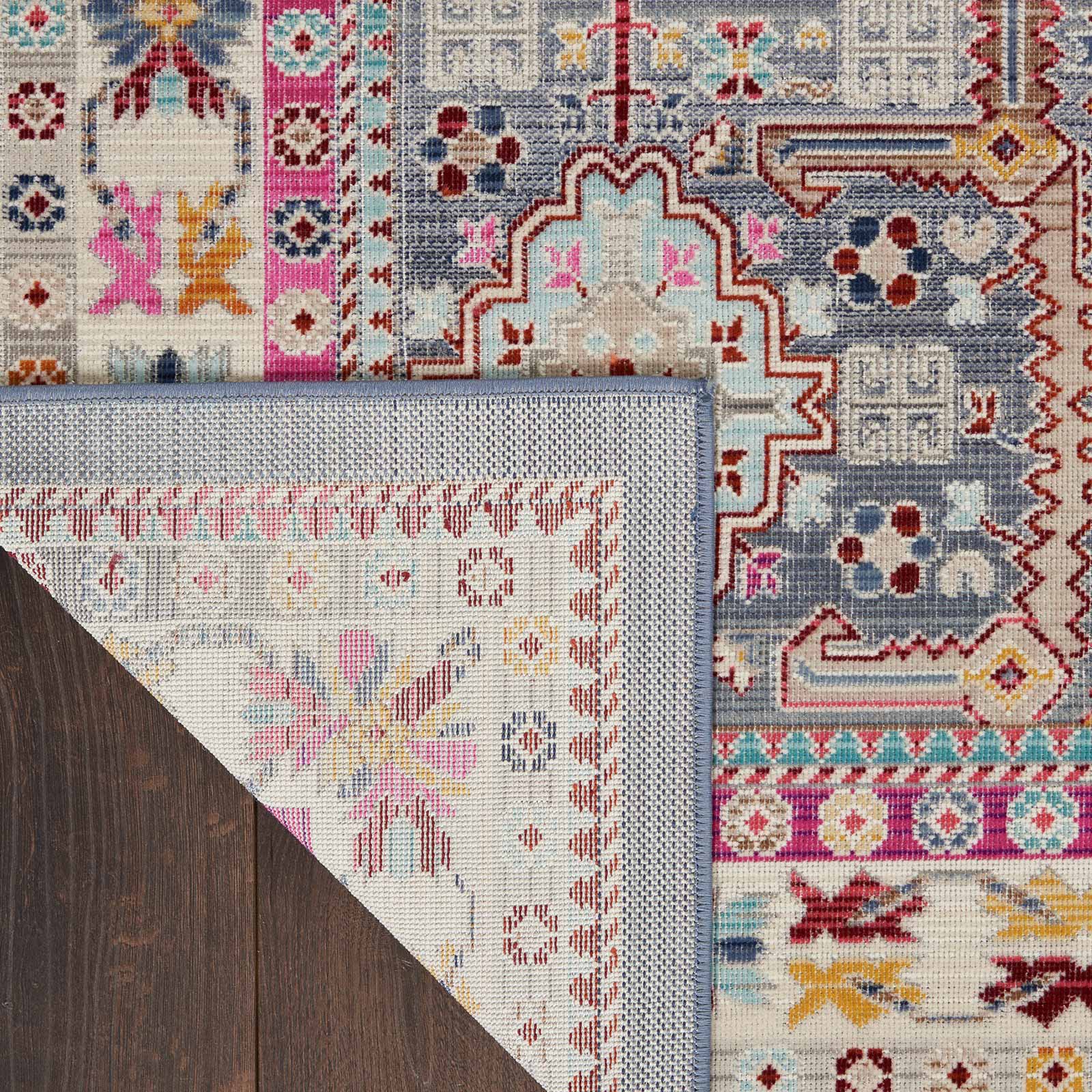 Nourison vloerkleed Vintage Kashan VKA05 GYMTC GREY MULTICOLOR 5X8 099446811837 CRB