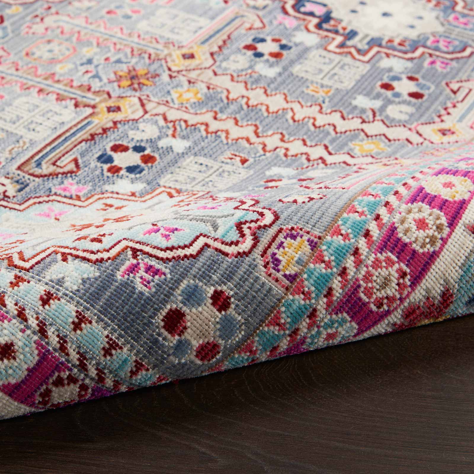 Nourison vloerkleed Vintage Kashan VKA05 GYMTC GREY MULTICOLOR 5X8 099446811837 TX01