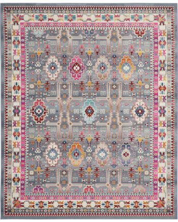 Nourison vloerkleed Vintage Kashan VKA05 GYMTC GREY MULTICOLOR 8x10 099446811851