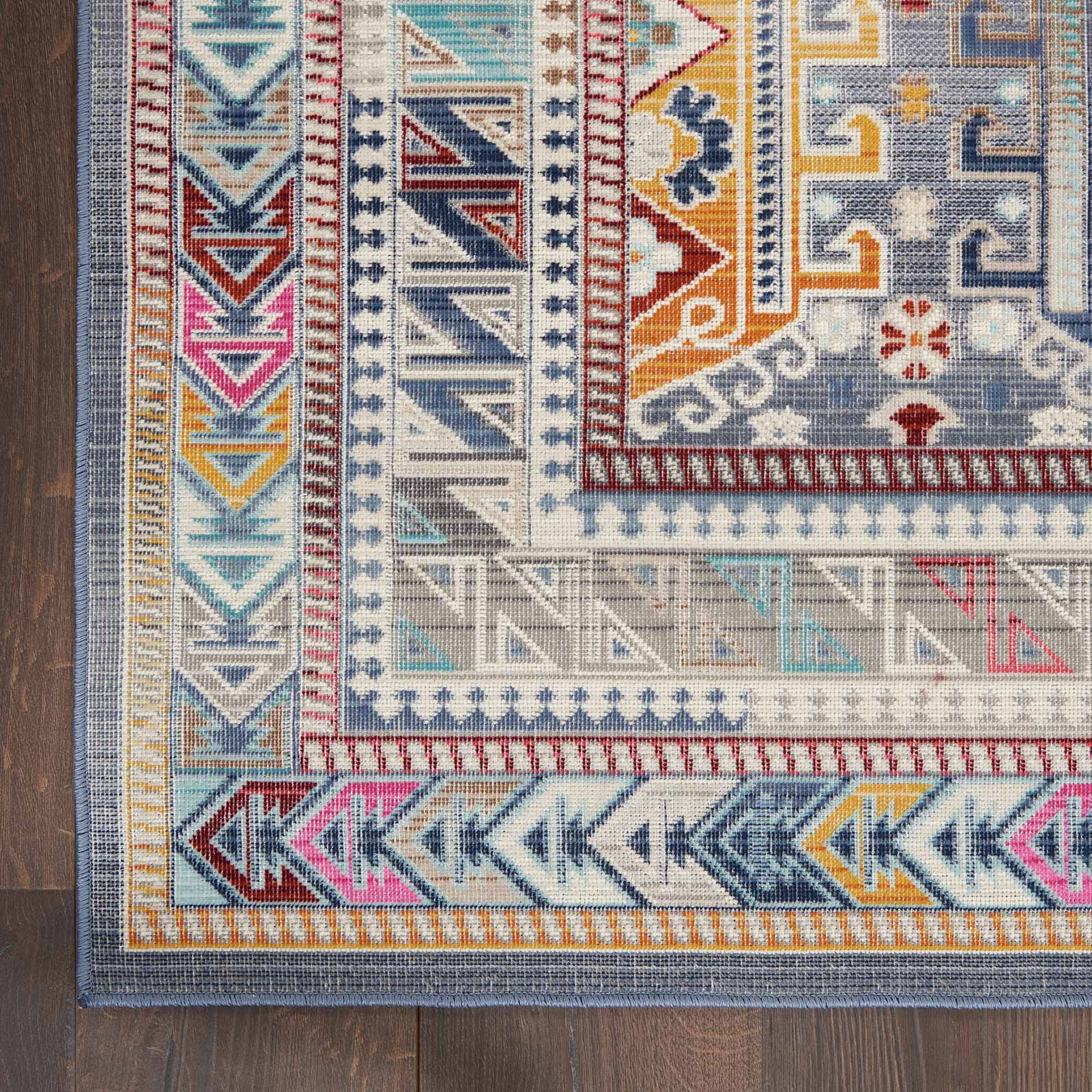 Nourison vloerkleed Vintage Kashan VKA06 GYMTC GREY MULTICOLOR 5X8 099446811967 CR