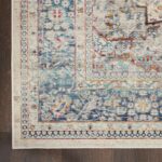 Nourison vloerkleed Vintage Kashan VKA07 IVBLU IVORY BLUE 5X8 099446812094 CR