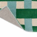 Harlequin Basket Weave Emerald Aquamarine 144107 F