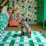 Harlequin Basket Weave Emerald Aquamarine 144107 interior E