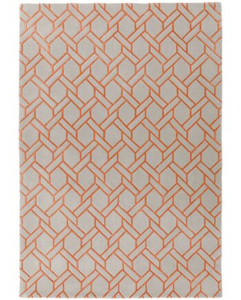 Asiatic Nexus fine lines silver orange