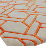 Asiatic Nexus fine lines silver orange 4