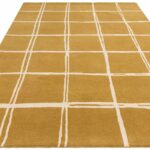 Asiatic vloerkleed Albany Grid Gold 1