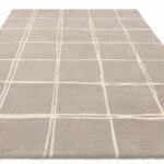 Asiatic vloerkleed Albany Grid Grey 1 3D
