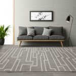 Asiatic vloerkleed Camber Track Grey interior square