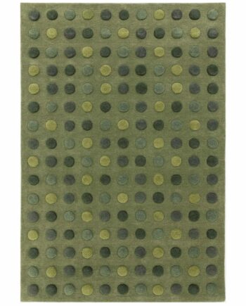 Asiatic vloerkleed Dotty Green