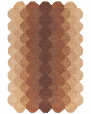 Asiatic vloerkleed Hive Rust