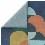 Asiatic vloerkleed Matrix 91 Statement Navy 3