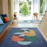 Asiatic vloerkleed Matrix 91 Statement Navy interior