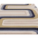 Asiatic vloerkleed Sketch SK18 Contour Blue 1 3D