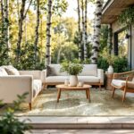 Louis De Poortere vloerkleed Mad Men Virgin Land 9654 Mercury outdoor