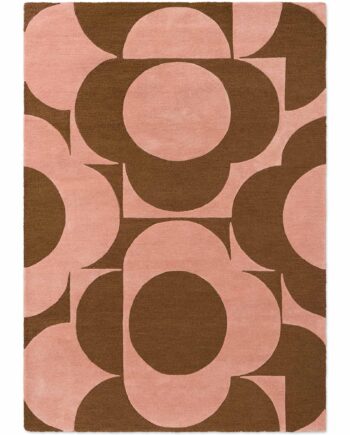Orla Kiely Prism Flower Pink Terracotta A