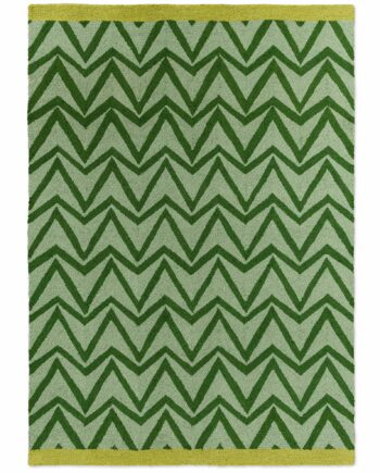 Scion Dhurrie Green 426307 A outdoor