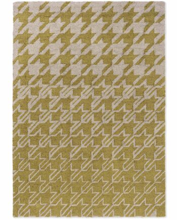 Ted Baker Houndstooth Mustard 455706 A PET outdoor
