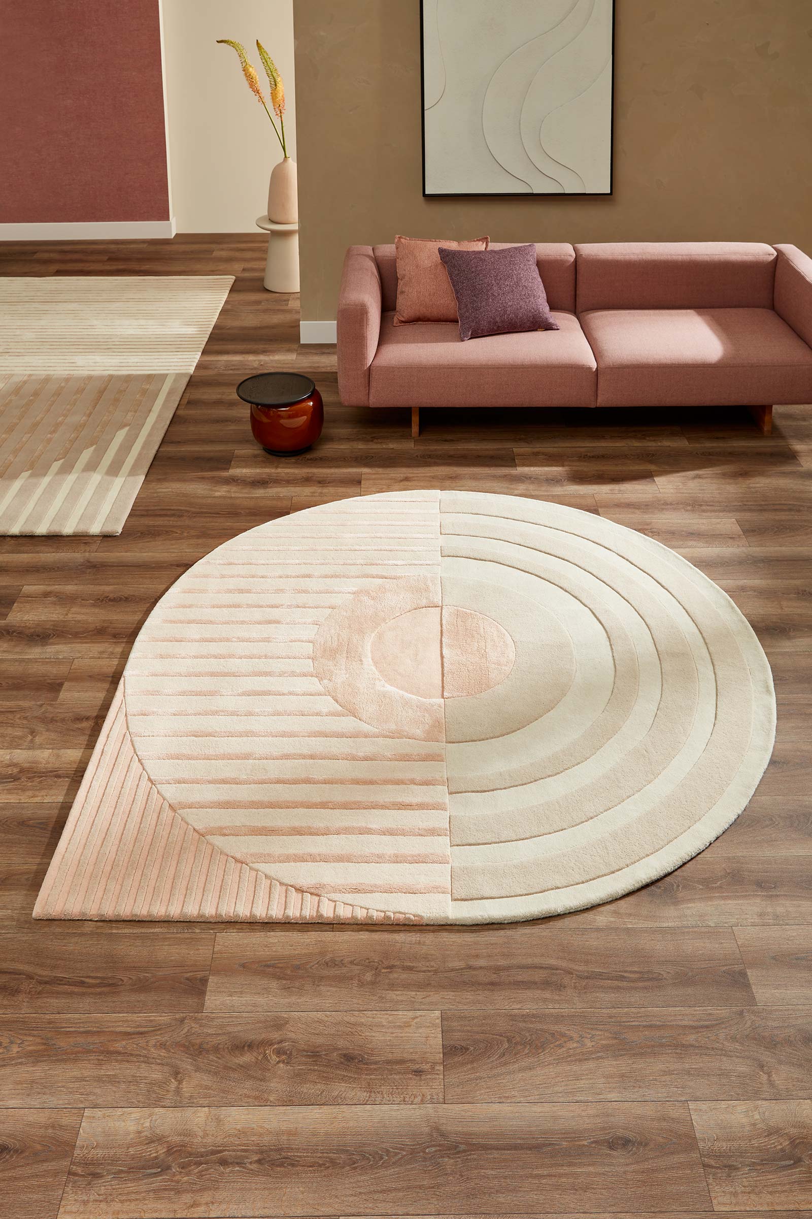 Brinker Carpets vloerkleed Fano Girare White Beige interior 2