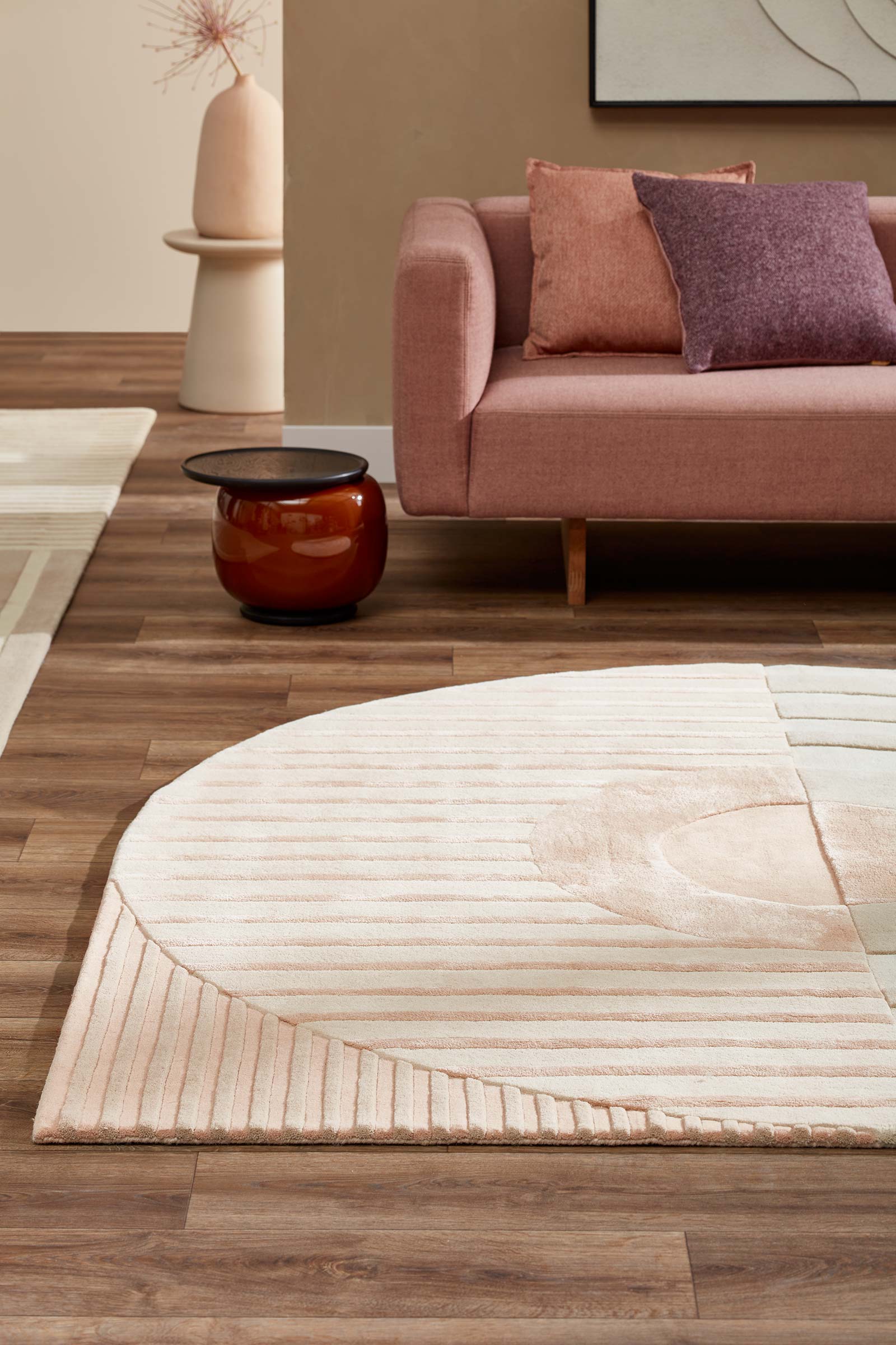 Brinker Carpets vloerkleed Fano Girare White Beige interior 3