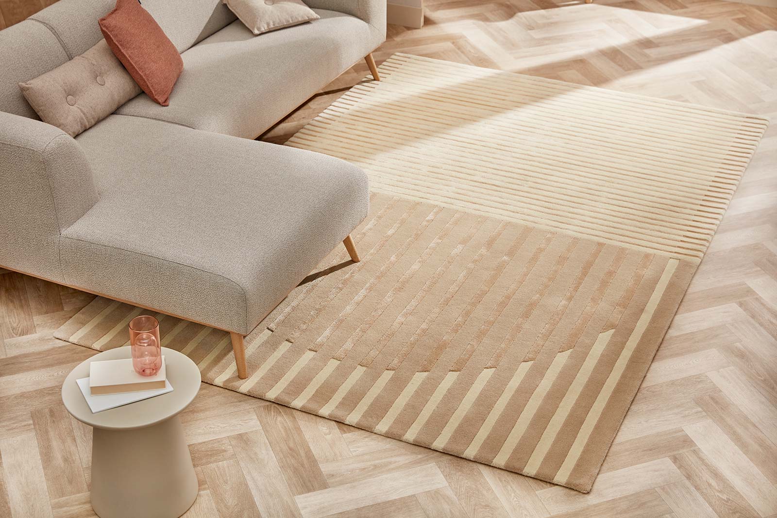 Brinker Carpets vloerkleed Fano White Beige interior 2