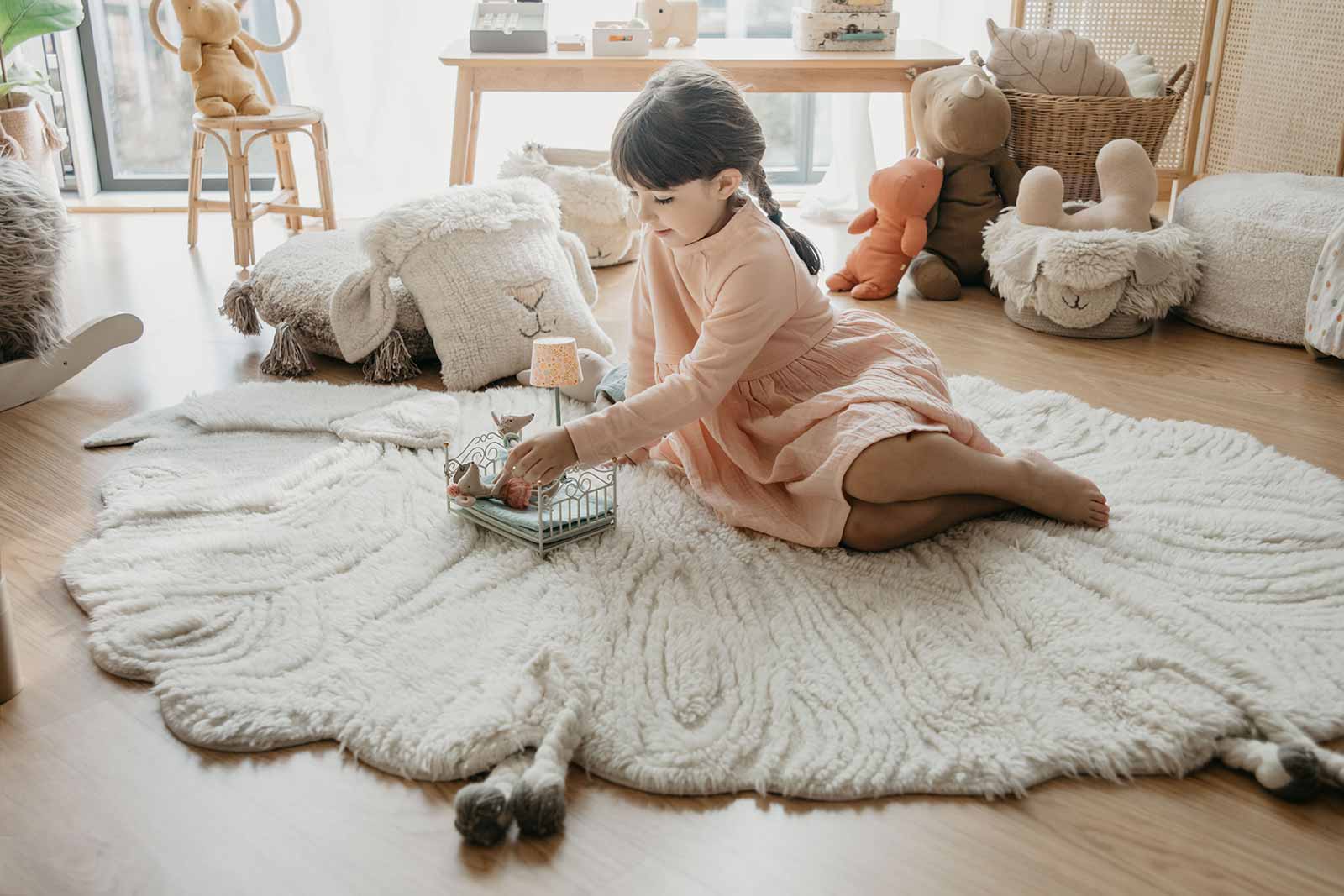 Lorena Canals Woolable vloerkleed Pink Nose Sheep WO PINOSE 29